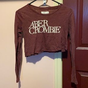 Maroon long sleeve from Abercrombie&Fitch, xs